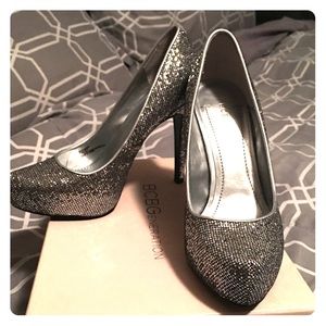 BCBG Glitter Heels Size 7