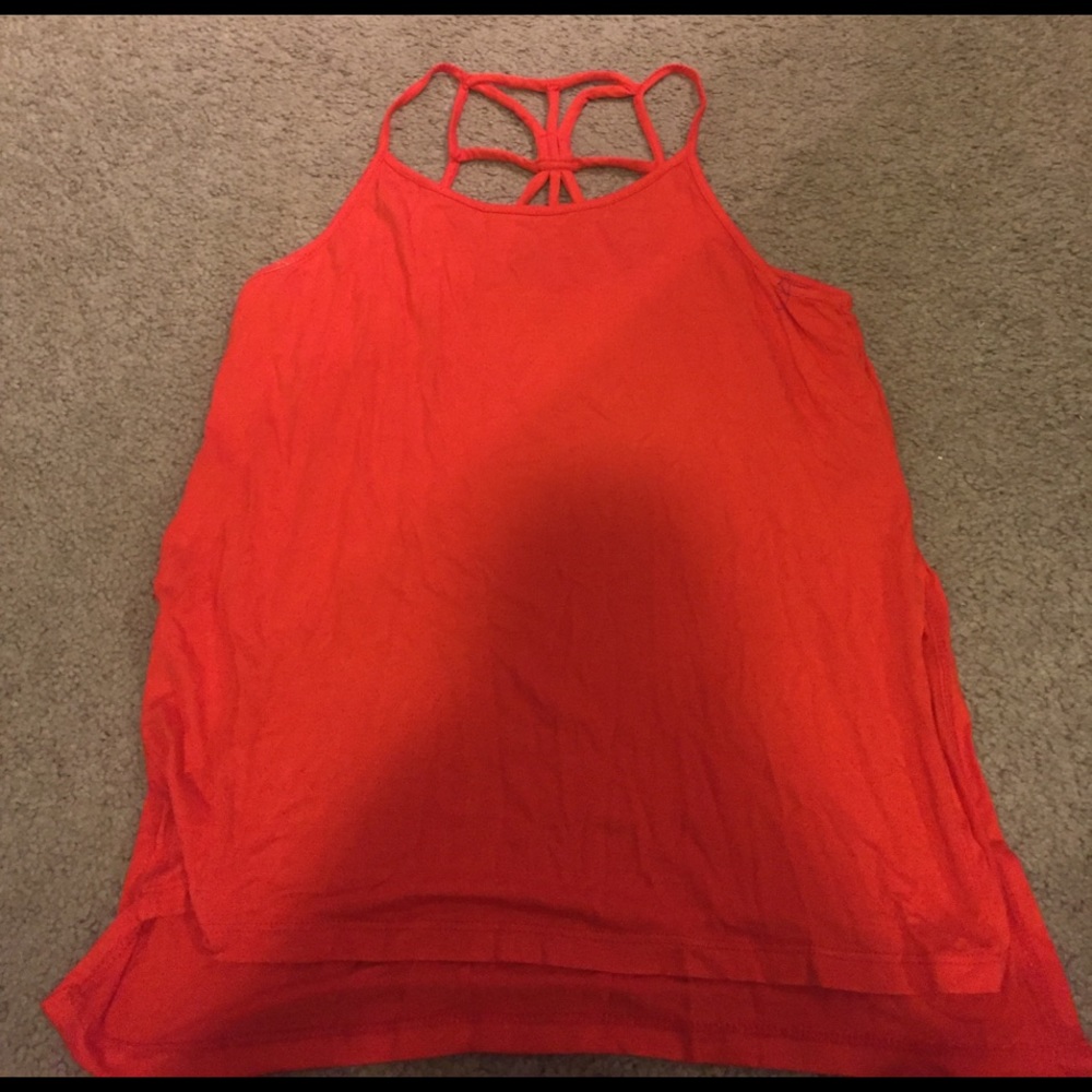 Orange tank top