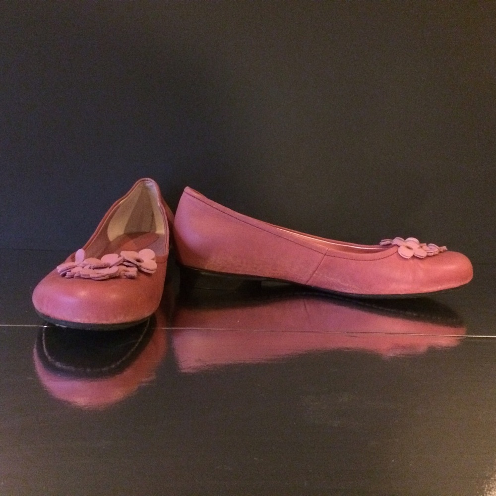 Me Too Pink Flower Flats