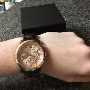 Michael Kors Tortoise Shell Watch