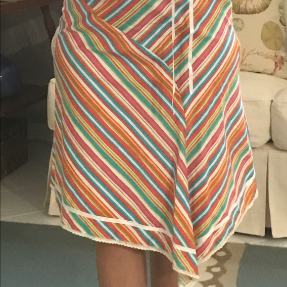 LOST IN HURRICANE IAN🌴🌺HP 🌺🌴Multi colored asymmetrical skirt - Picture 3 of 5