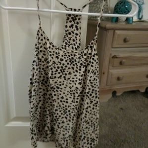 Small leopard print tank