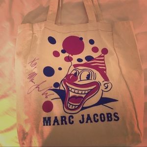 MARC JACOBS - CLOWN PROMOTIONAL CANVAS TOTE