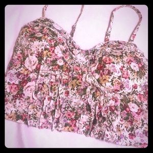 Floral crop top