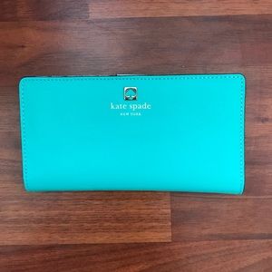 Kate Spade ♠️ Teal Wallet