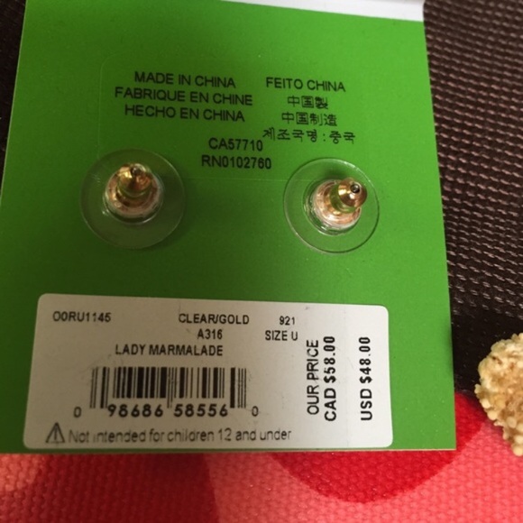 Kate Spade ♠️ Marmalade Studs✨ - Picture 2 of 3