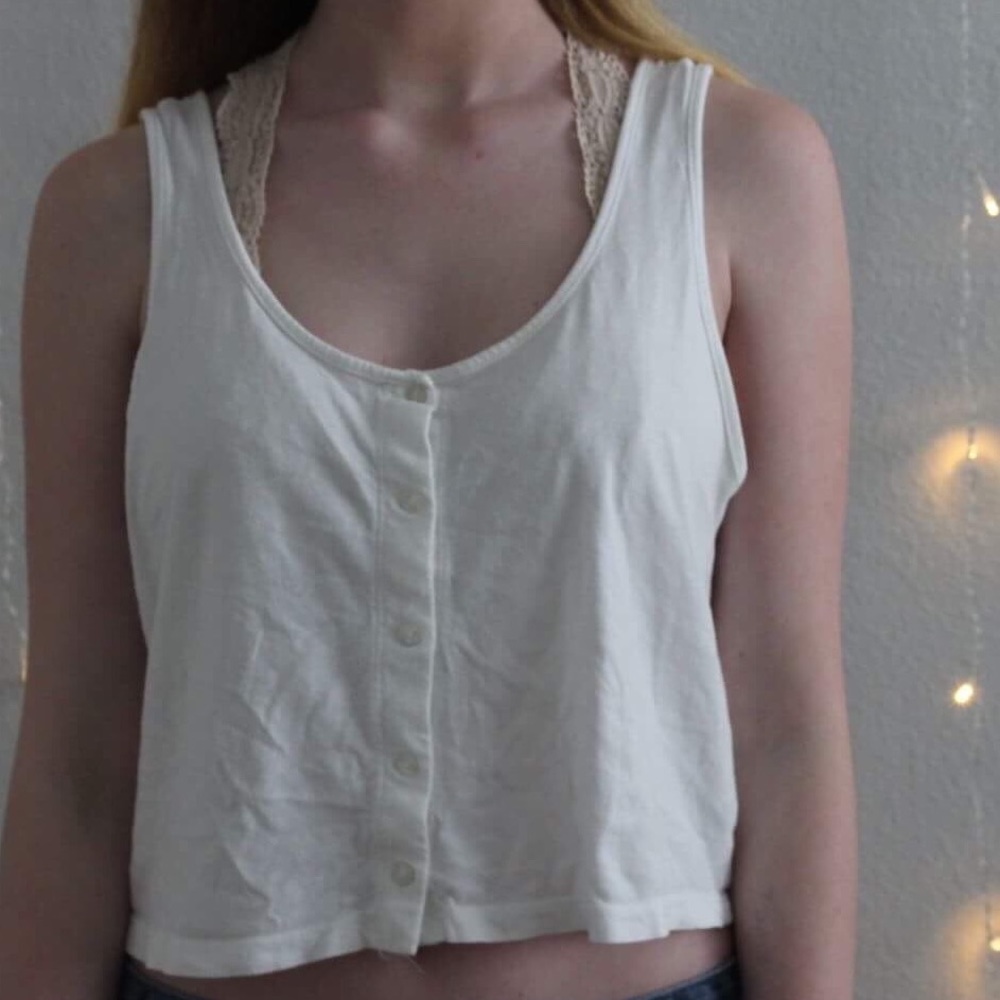White tank top