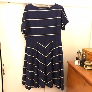 Vintage 50s cotton pocket dress