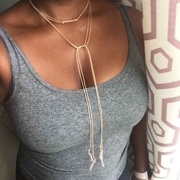 1 Left {The Sara} Beaded Wrap Choker Necklace Set - Picture 4 of 4