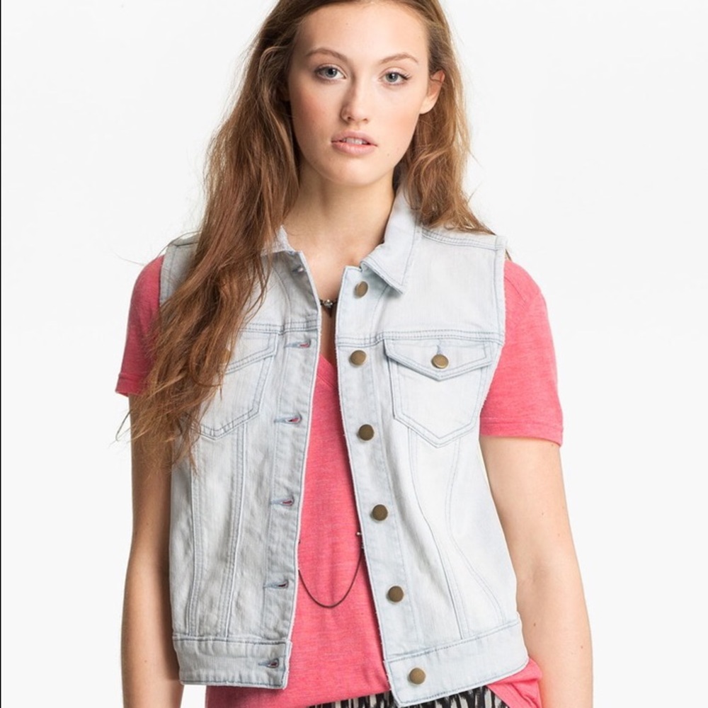 Distressed Rubbish Denim Vest
