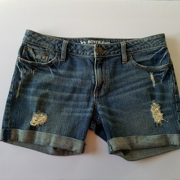 Bullhead Pants - BULLHEAD BOYFRIEND CUFFED SHORTS SIZE 3