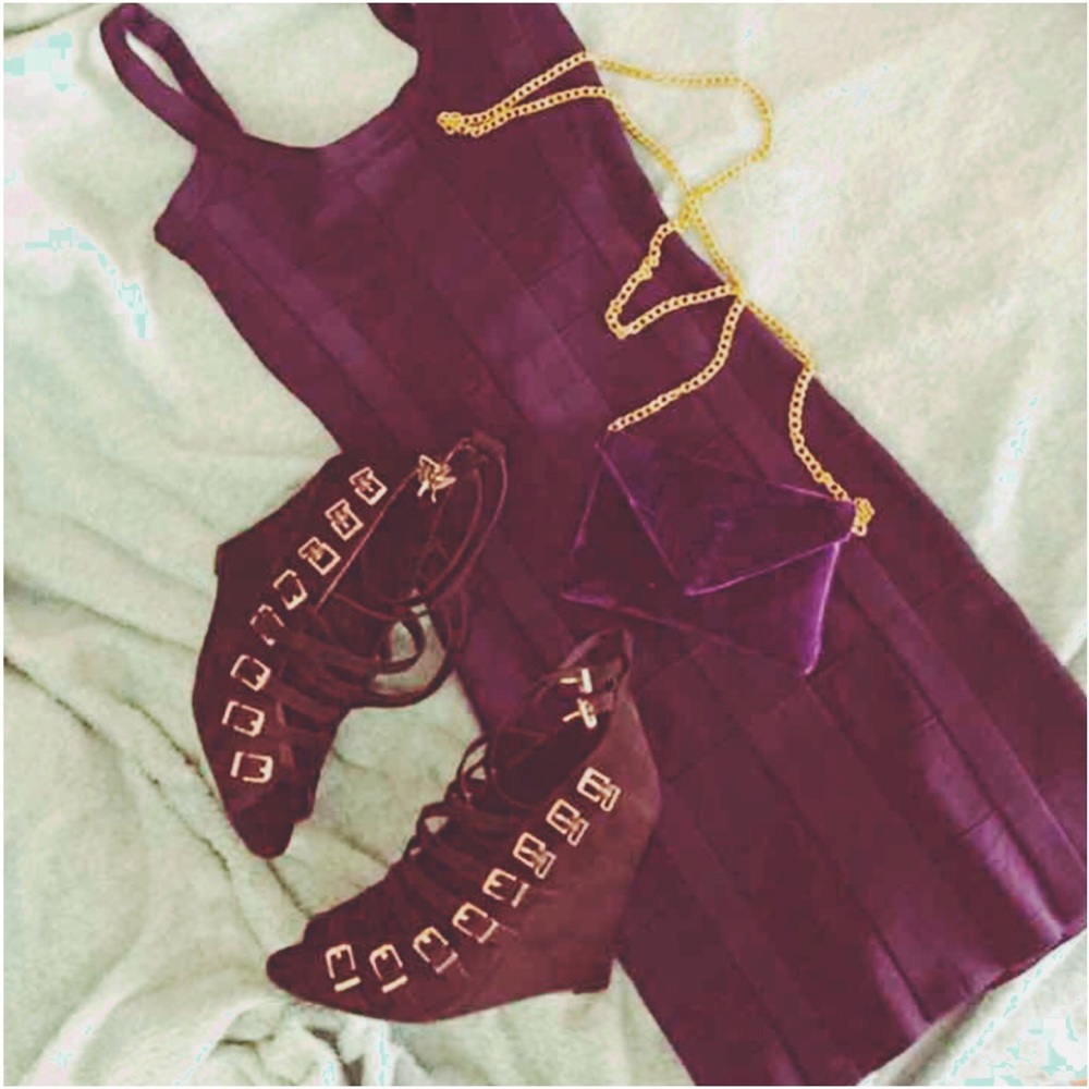 Dark Bodycon Bandage dress