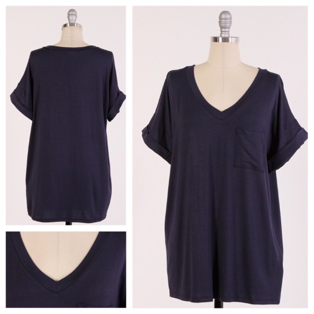๐ LAST // Lavender V-Neck Basic - Picture 7 of 7