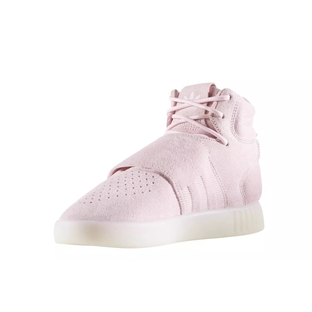 Adidas Pink Suede Tubular Shoes