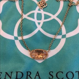 Kendra Scott Elisa Rose Gold Necklace
