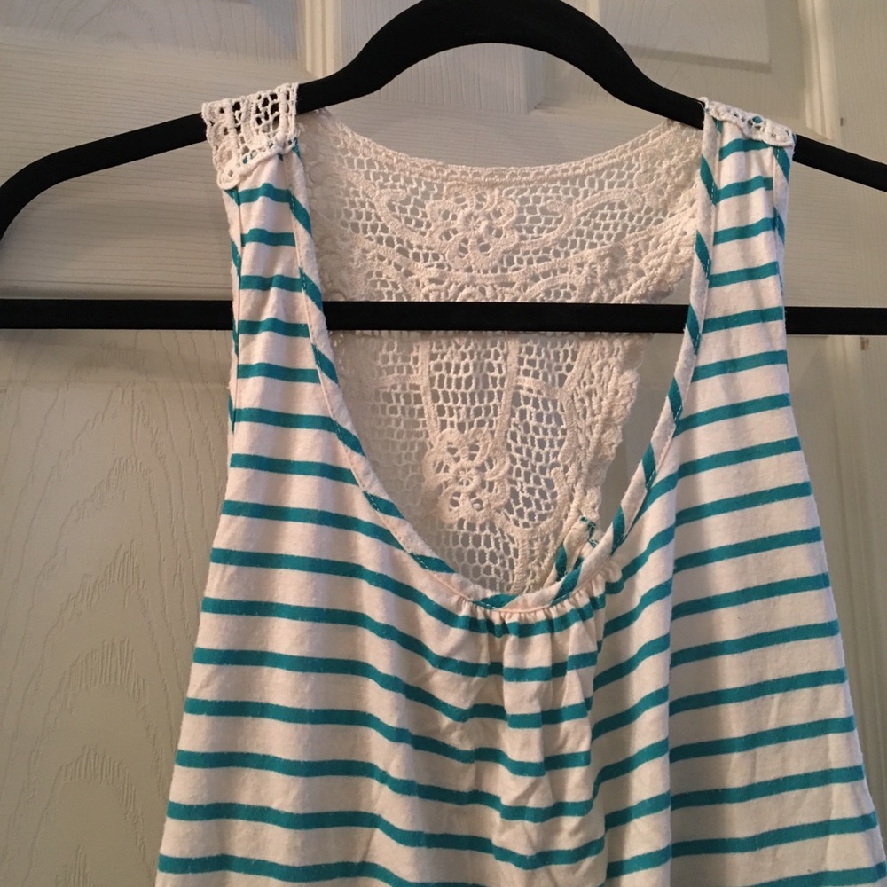 crochet back tank top