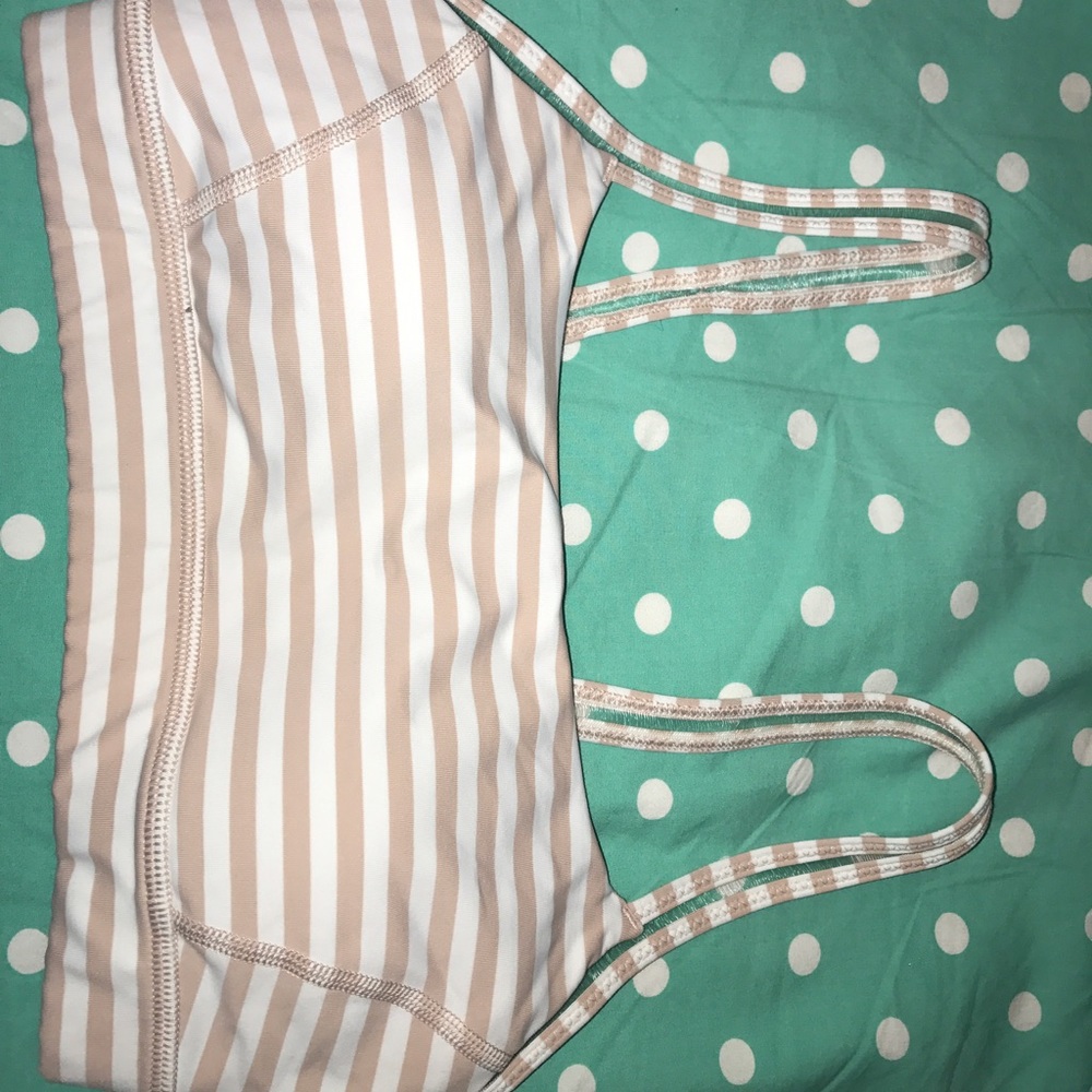 Lululemon Athletica Striped Sports Bra