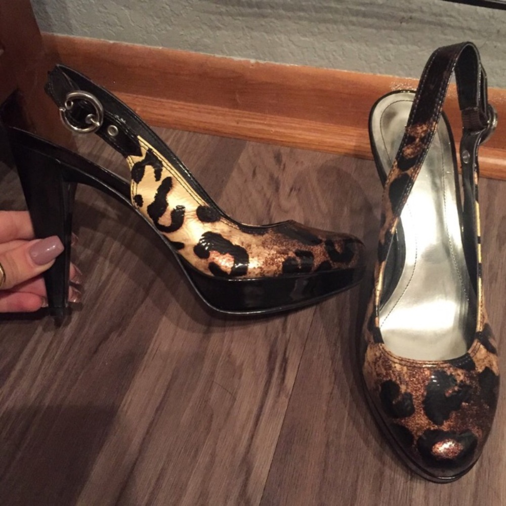 Leopard heels