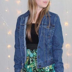 Blue denim jackie