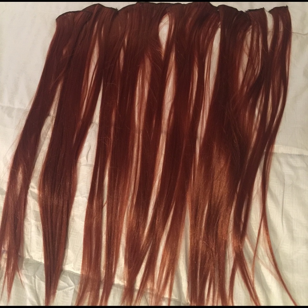 Clip in hair extensions