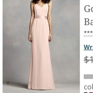 NWT Vera Wang White Collection Long V Neck