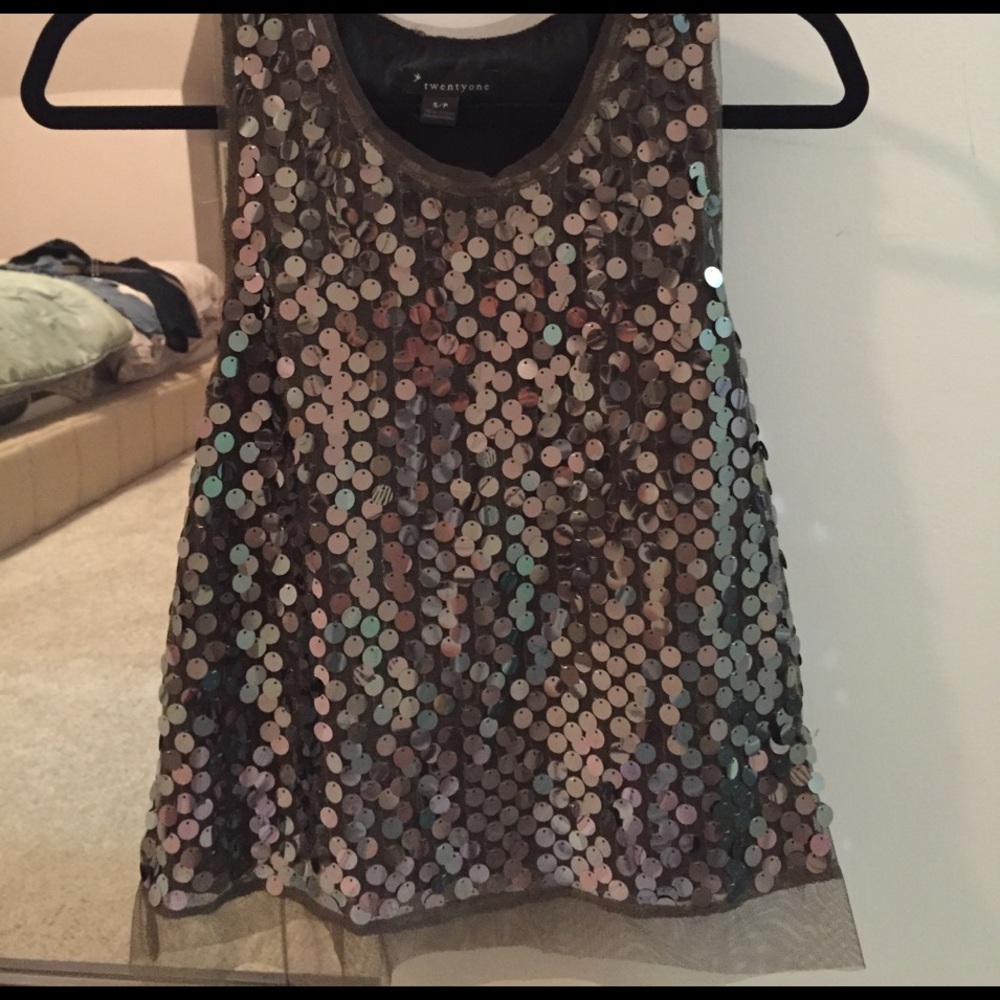 Sequin top