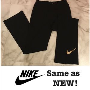 Nike wide leg yoga pants