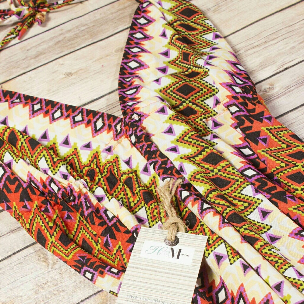 Eye Catching Halter Scarf Dress - SUMMER SMILES!