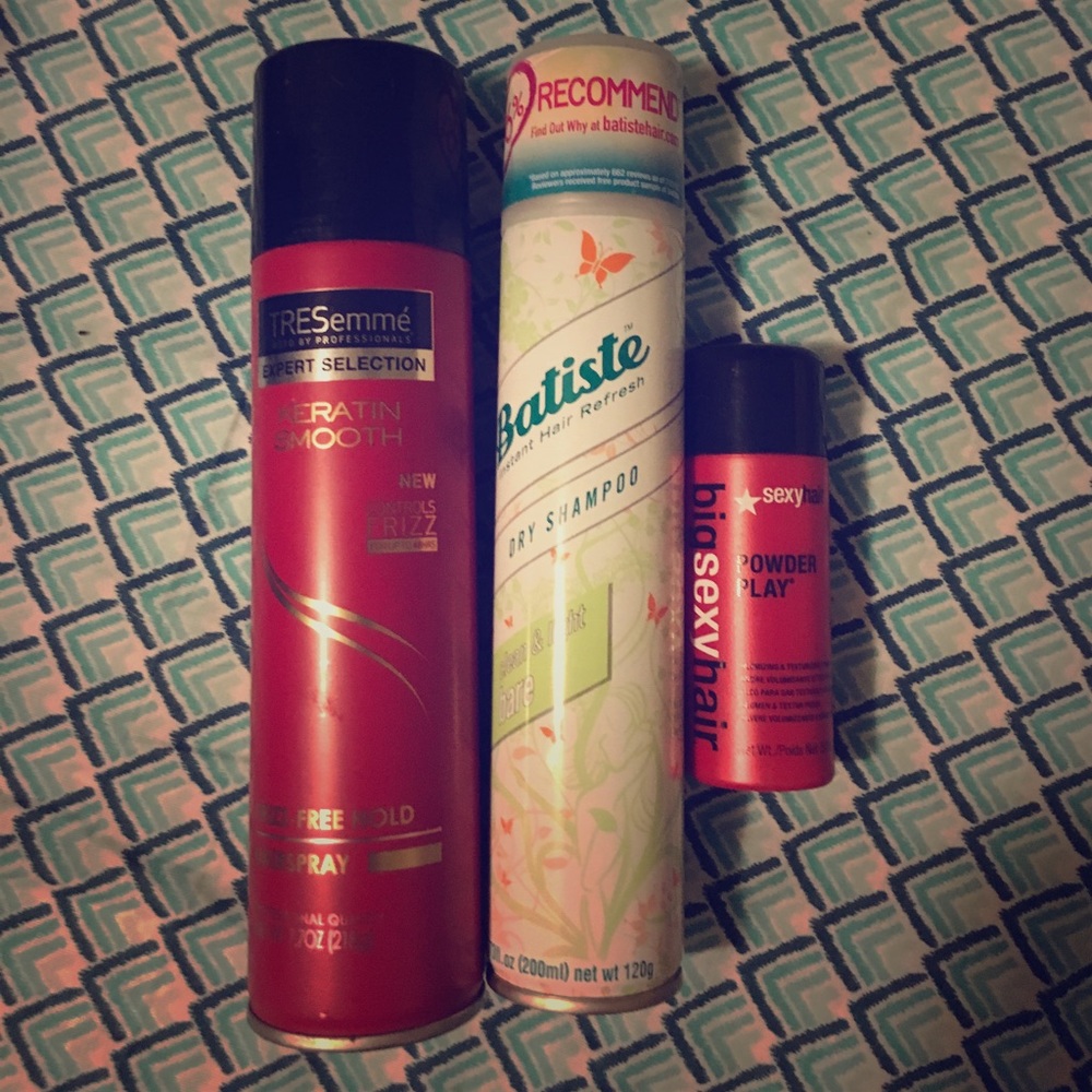 NEW Hair Spray Dry Shampoo Texturizing Powder