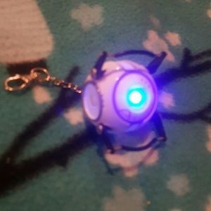 Portal 2 Wheatley Flashlight Keychain