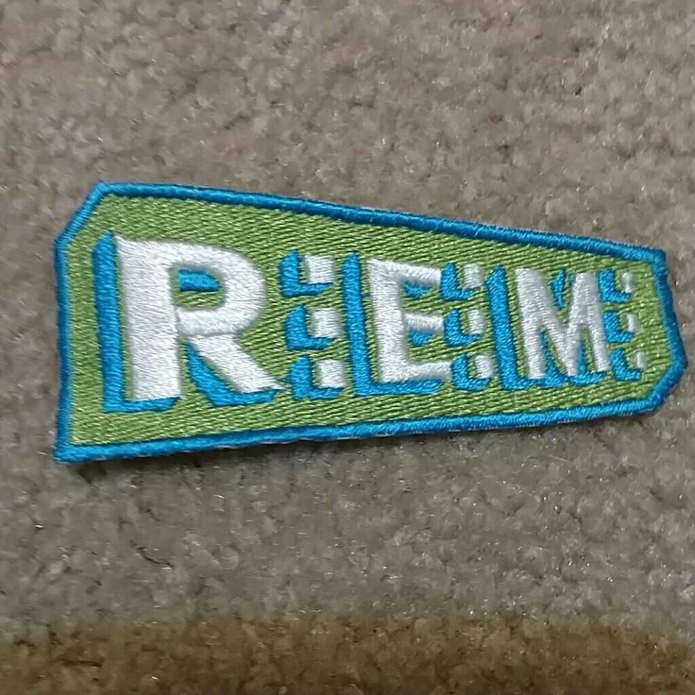REM iron on patch