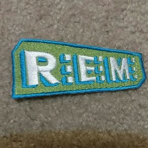 REM iron on patch
