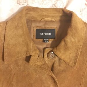 100% real leather Express coatt