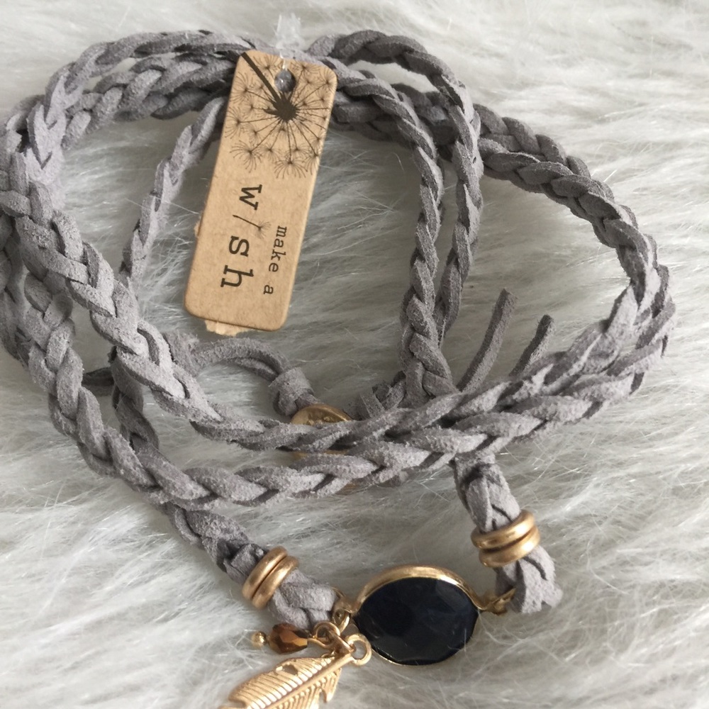 {$FIRM} {The Gretchen}  Ivory Wrap Bracelet - Picture 4 of 4
