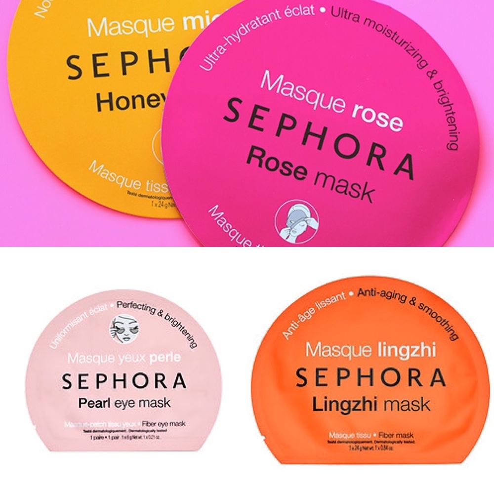 NEW 3 Sephora Face Masks and 1 Sephora Eye Mask!
