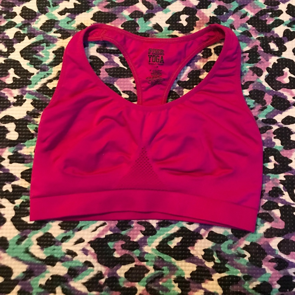 Pink Sports Bra