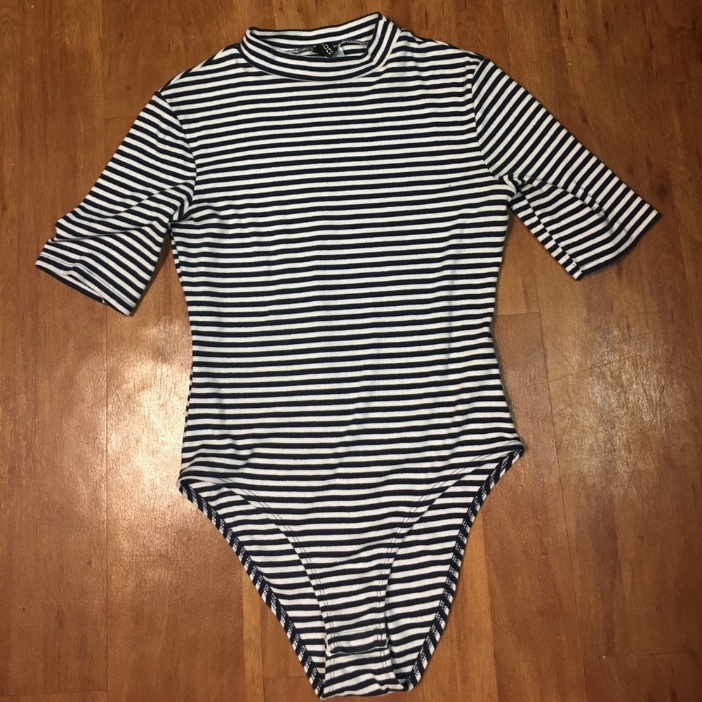 Striped bodysuit