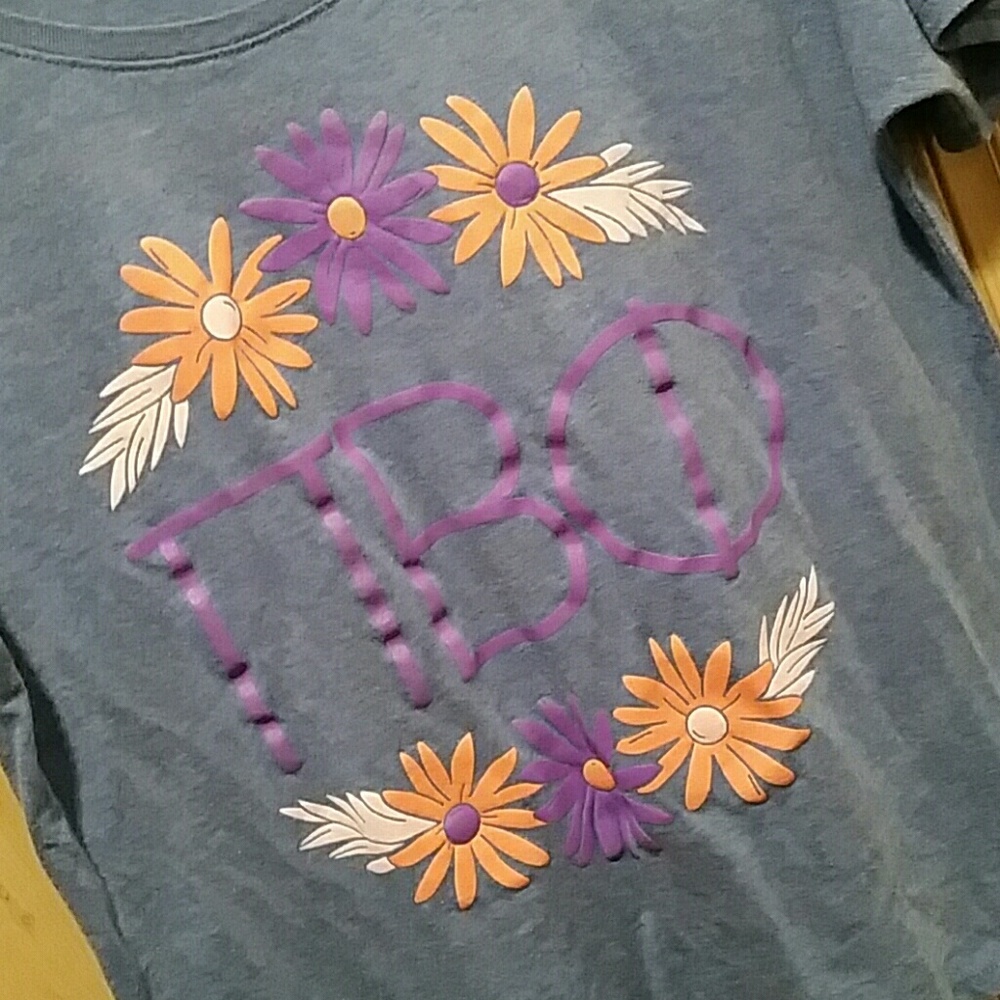 Pi phi wide neck shirt