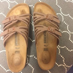 Brand New Granada Birkenstocks in Mocha!