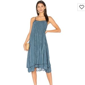 Light Blue CP Shades Silk Cotton Dress