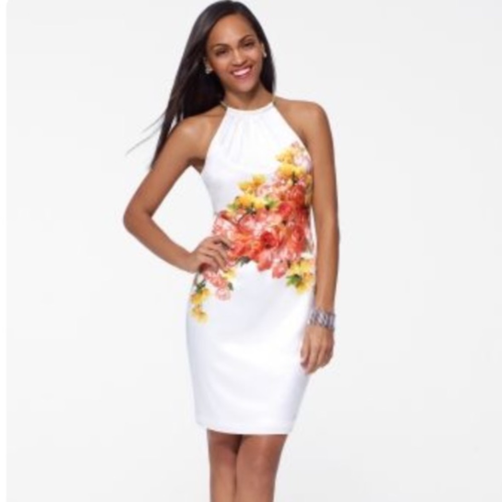 Cache Silk Halter Dress