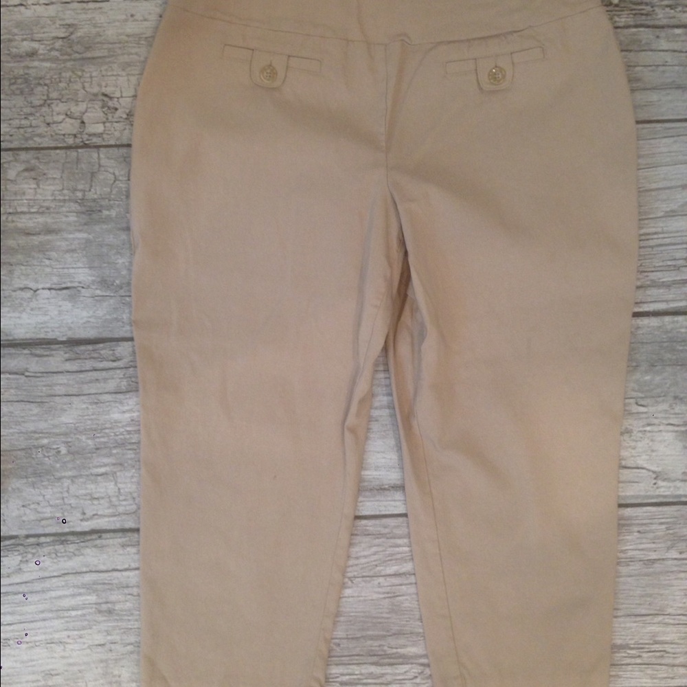 Women's pants Style & co stretch beige