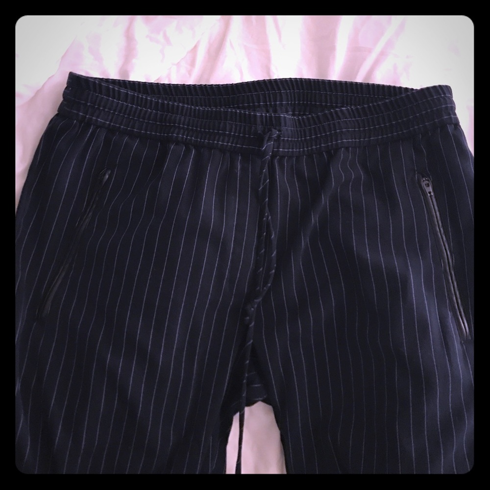 Pinstriped Pants