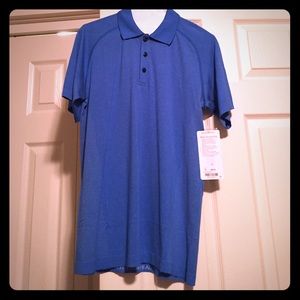 Lulu lemon "metal vent tech polo" size med.