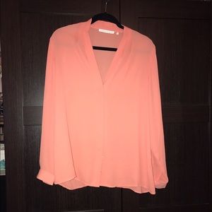 Salmon Blouse. Never worn