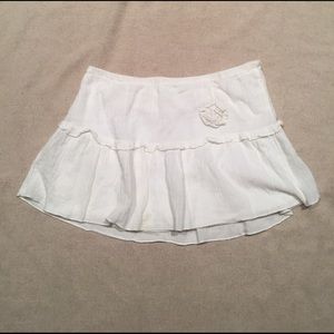 White Mini Skirt
