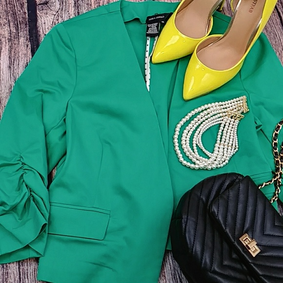Jackets & Blazers - Jules &Leopold Emerald Green Blazer