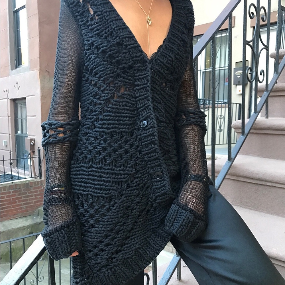 VERY RARE Vintage HELMUT LANG cardigan