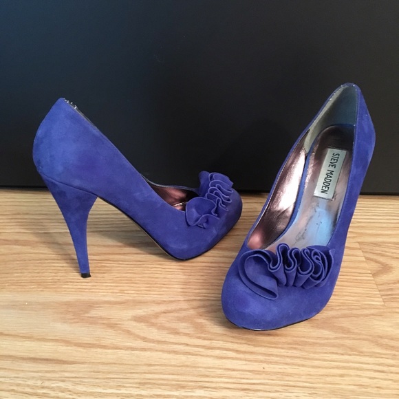 STEVE MADDEN Blue Pumps - Picture 3 of 8