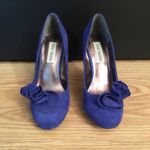 STEVE MADDEN Blue Pumps - Picture 4 of 8